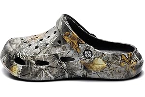 LITTLELAMB Kids Classic Camo Garden Clogs for Boys – Lightweight Adjustable Water Sandals with Non-Slip Sole, Quick-Dry Design for Little and Big Kid