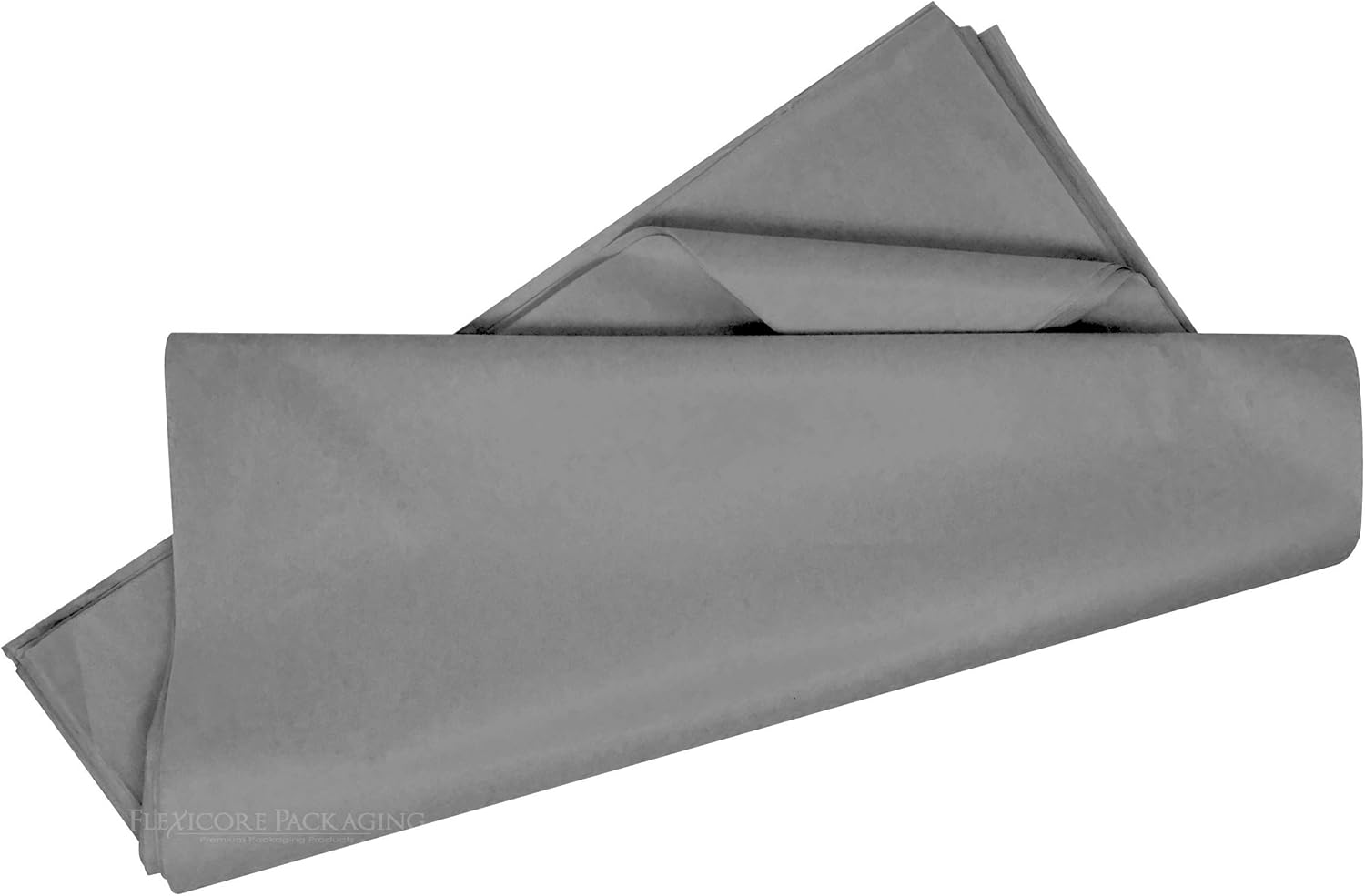 Flexicore Packaging Gray Gift Wrap Tissue Paper XL | Size: 20 Inch X 30 Inch | Count: 48 Sheets | Color: Gray: Health & Personal Care