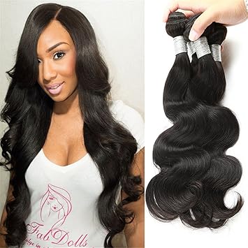 Amazon Com Cz Hair Peruvian Body Wave Virgin Hair 4 Bundles