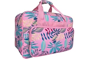 Deevoka Sewing Machine Bag Useful Storage Bags Fashion Large Capacity Home Totalizer Assortment Case Organizer - Pink, Twin