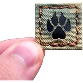 K9 Dog Handler Paw Patch IR 1x1 Tactical Morale Patch