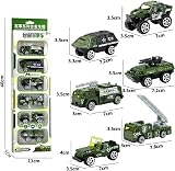 LKNBIF 6 PCS Military Vehicles Set Car Toys for Boys Party Favors Birthday Gift view 2