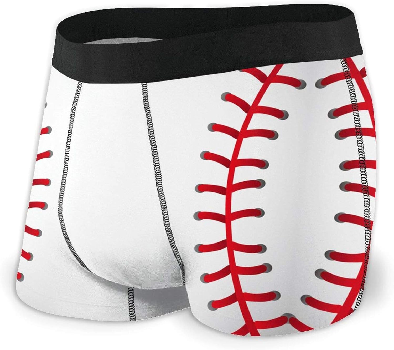 RISETRIAL Baseball Ball Mens Comfort Boxer Briefs Printed Underwear