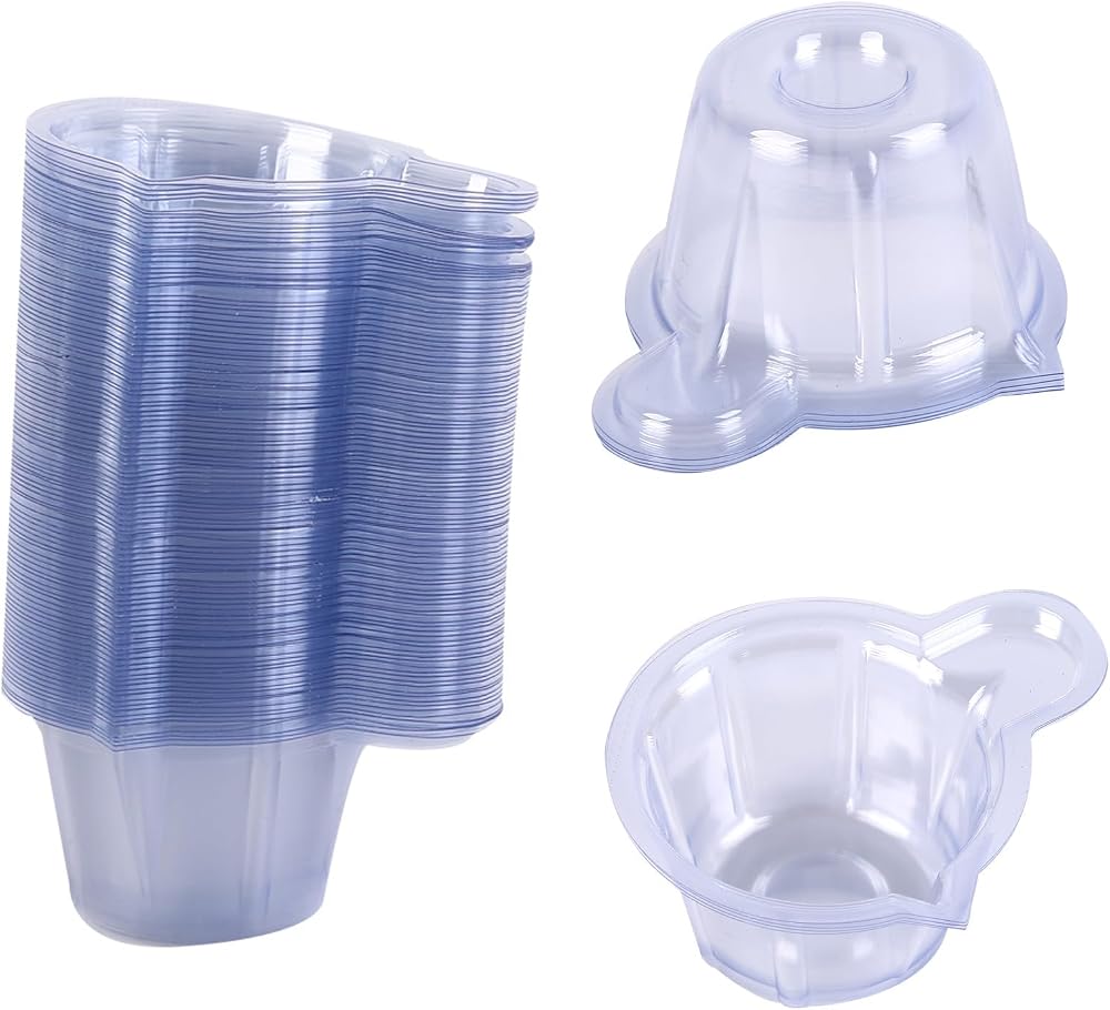 ANZONGYI 200Pcs 40ML Clear Urine Container Disposable Specimen Cups Pregnancy