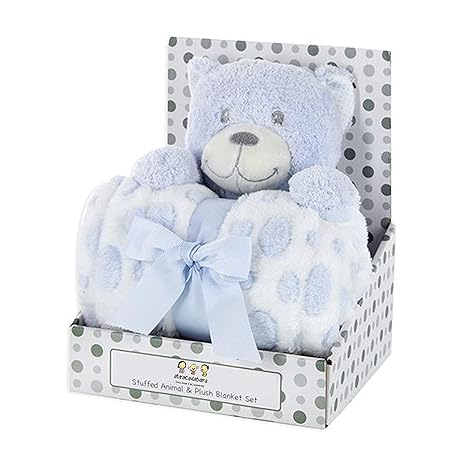 teddy bear and blanket set