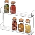 Amazon.com: iDesign 65930 Linus Plastic Wall Mount Stadium Spice Rack ...