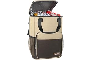 Hap Tim Backpack Cooler Insulated Leak-Proof Cooler Backpack Large Capacity 30 Cans Soft Cooler Bag for Men Women to Picnics, Hiking, Camping, Beach, Lunch, Park or Day Trips