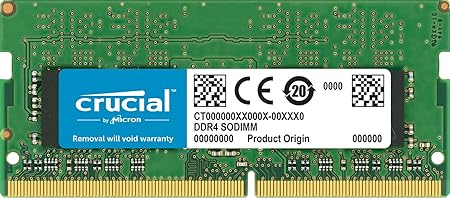 Crucial Ct16g4s266m Memoria Da 16 Gb Da Mac Ddr4 2666 Mt S Pc4 Cl19 Dual Rank X8 Sodimm 260 Pin Amazon It Informatica