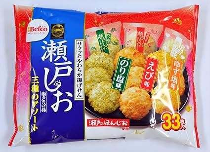 Amazon 栗山米菓 瀬戸の汐揚アソート 33枚 せんべい 米菓 通販