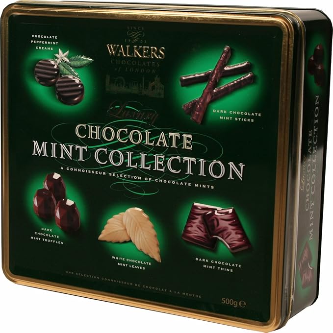 Walkers Mint Chocolate Collection Tin 500 g Amazon.co.uk Grocery