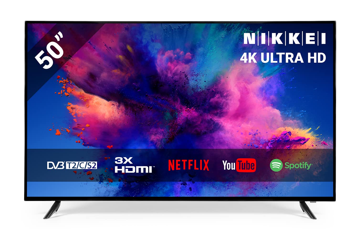 Television-NIKKEI-NU5018S-de-127-cm-50-Pulgadas-Smart-TV-con-WiFi-Integrado-Ultra-HD-4K-3840-x-2160-3X-HDMI-2X