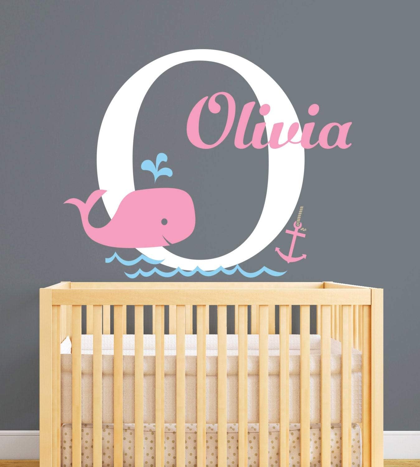 whale themed baby room