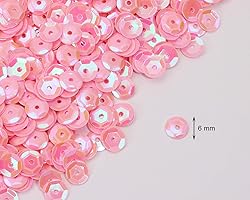 Penta Angel Loose Sequins 4000Pcs 6mm Round