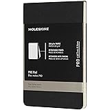 Moleskine PRO Pad, Soft Cover, Pocket (3.5" x 5.5") Ruled/Lined, Black, 96 Pages