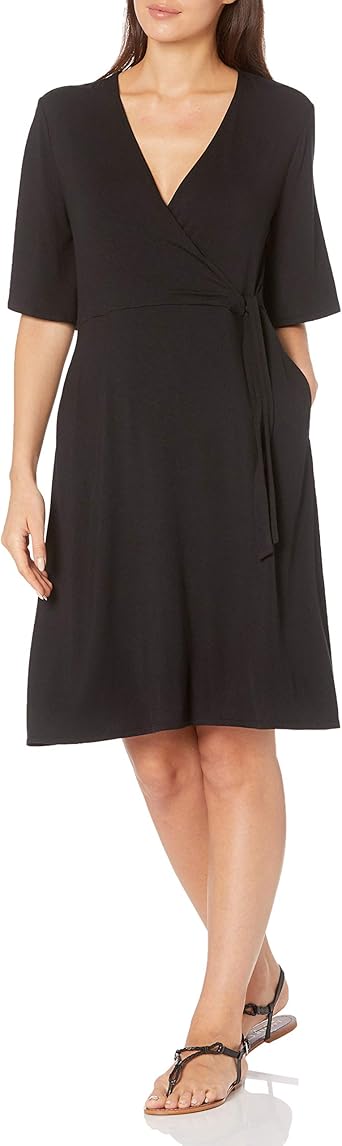 faux wrap dress amazon