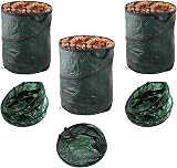 ADEPTNA 120L Large Pop-Up Garden Waste Bag with Handles Pack of 3