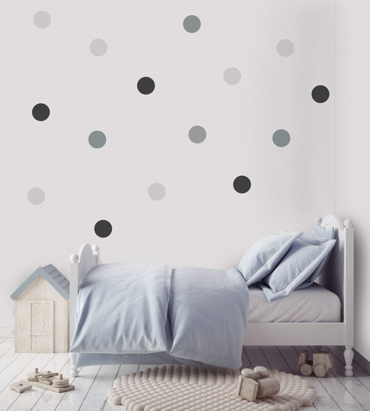 Spot Wall Stickers | Lots of Colours Options Available | Perfect for a Baby's Nursery or Child's Bedroom