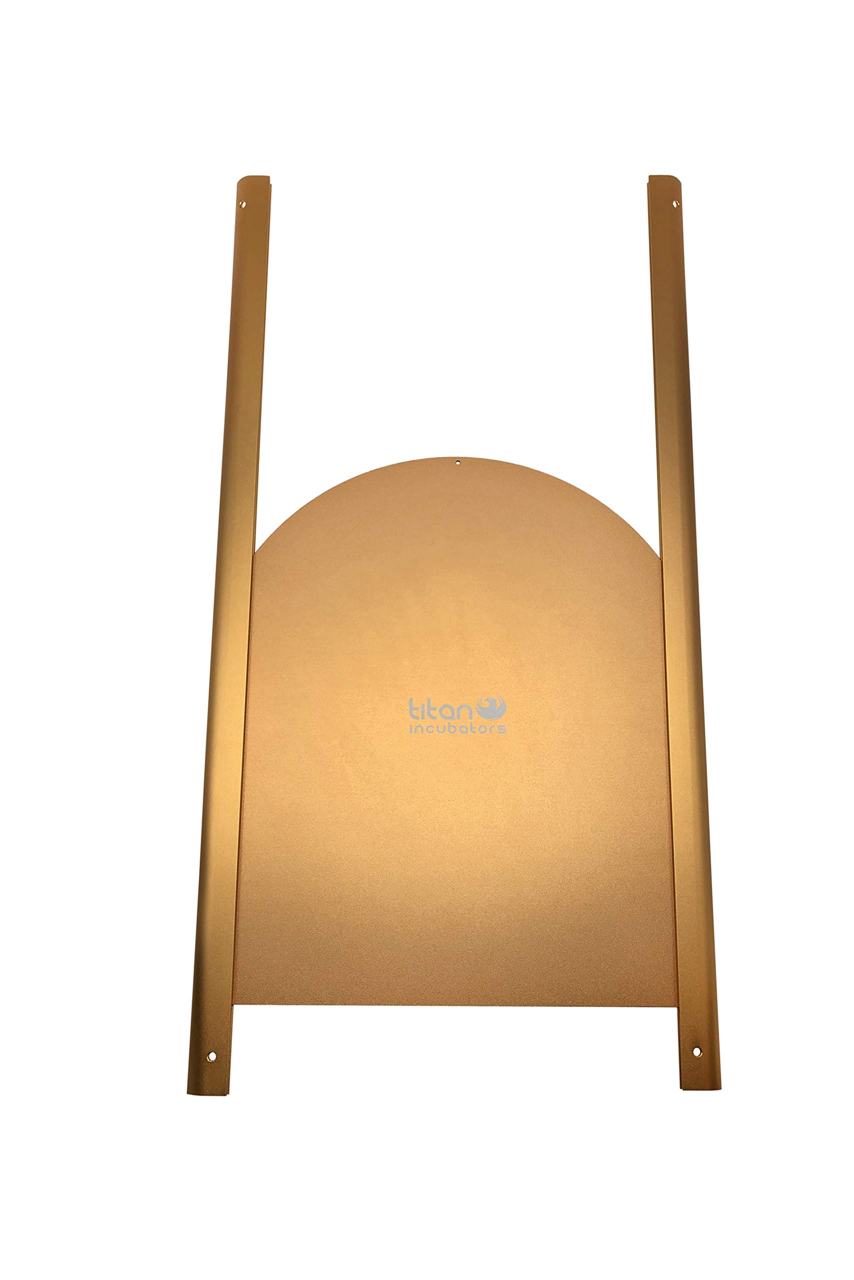 Deluxe Curved Metal Chicken Coop Door with Runners