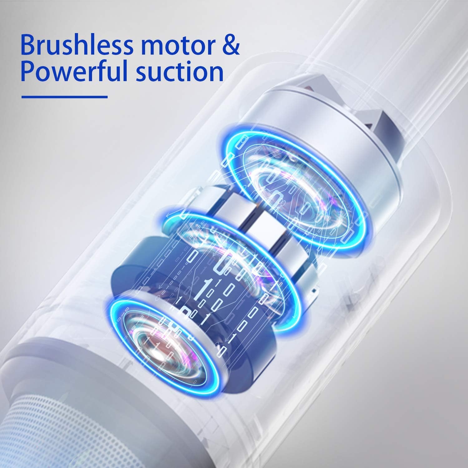 APOSEN Cordless Vacuum Cleaner, 16Kpa Strong Suction 5 in 1 Stick Vacuum Brushless Motor Ultra Lightweight for Home Hard Floor A16s -