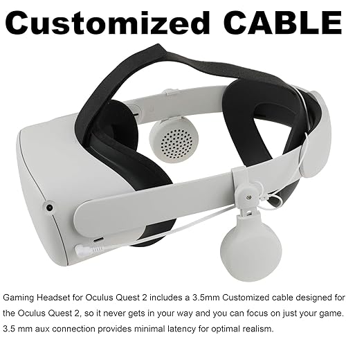 Esimen Gaming Headset for Oculus Quest Elite Strap On Ear