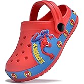 RIPROUCBILE Kids Boys Cartoon Clogs Slippers Cute Toddlers Slip On Boys and Girls Lightweight Beach Pool Sandals