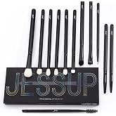 Jessup Professional Eyeshadow Brush Set, Natural-Synthetic Blend Fiber T322 | Ultra-soft, Handcrafted, Precise Color Placement, Seamless Blending, Beginner-Friendly, Eyeliner, Eyebrow, Daily Eye Makeup