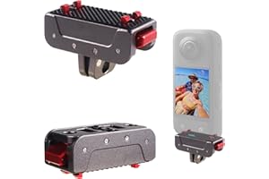 LOTUS POWER Magnetic Quick Release Adapter Compatible with Insta360 X5 / ACE/ACE PRO/ACE PRO2, Quick Release Mount Bracket wi