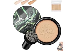 GESHUS Cedar and Ash Cc Cream, Cedar and Ash Makeup, Air Cushion Cc Cream Mushroom Head Foundation, Moisturizing Bb Cream Makeup Long Lasting Matte Concealer Natural Finish