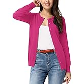 GRACE KARIN Womens Long Sleeve Knit Cardigan Sweaters Casual Dressy Open Front Button Down Cardigans Spring Outfits