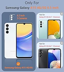 FNTCASE for Samsung Galaxy A15-5G Case: Dual Layer