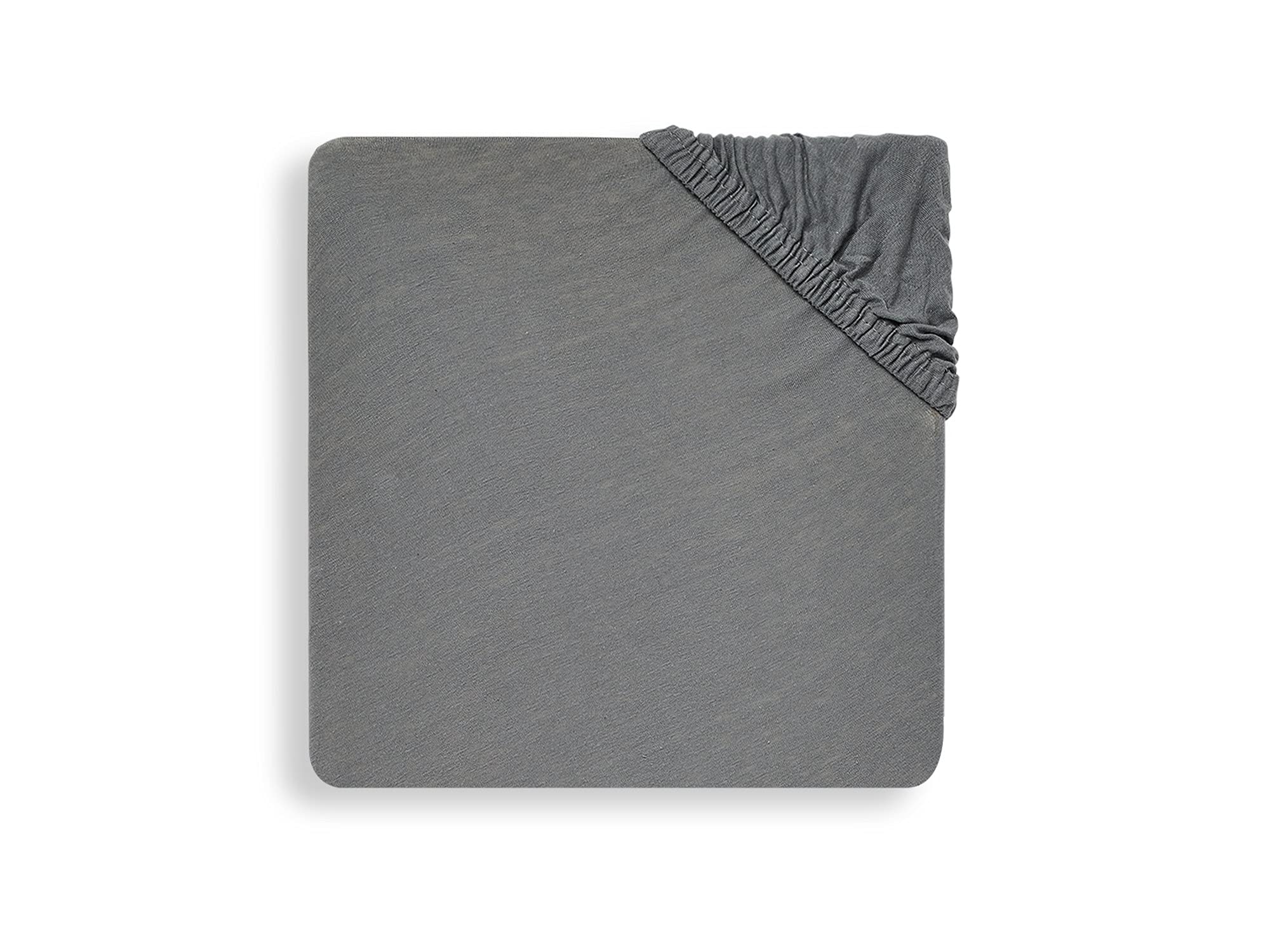 Jollein Jersey Fitted Sheet 60 x 120 cm Storm Grey