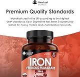 New Leaf Gentle Iron Tablets 28mg Vegan Iron for Tiredness & Fatigue view 5