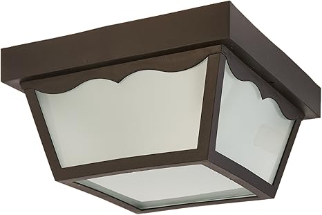 Nuvo Lighting Sf77 891 Poly Frame Carport Flush Mount Fixture With