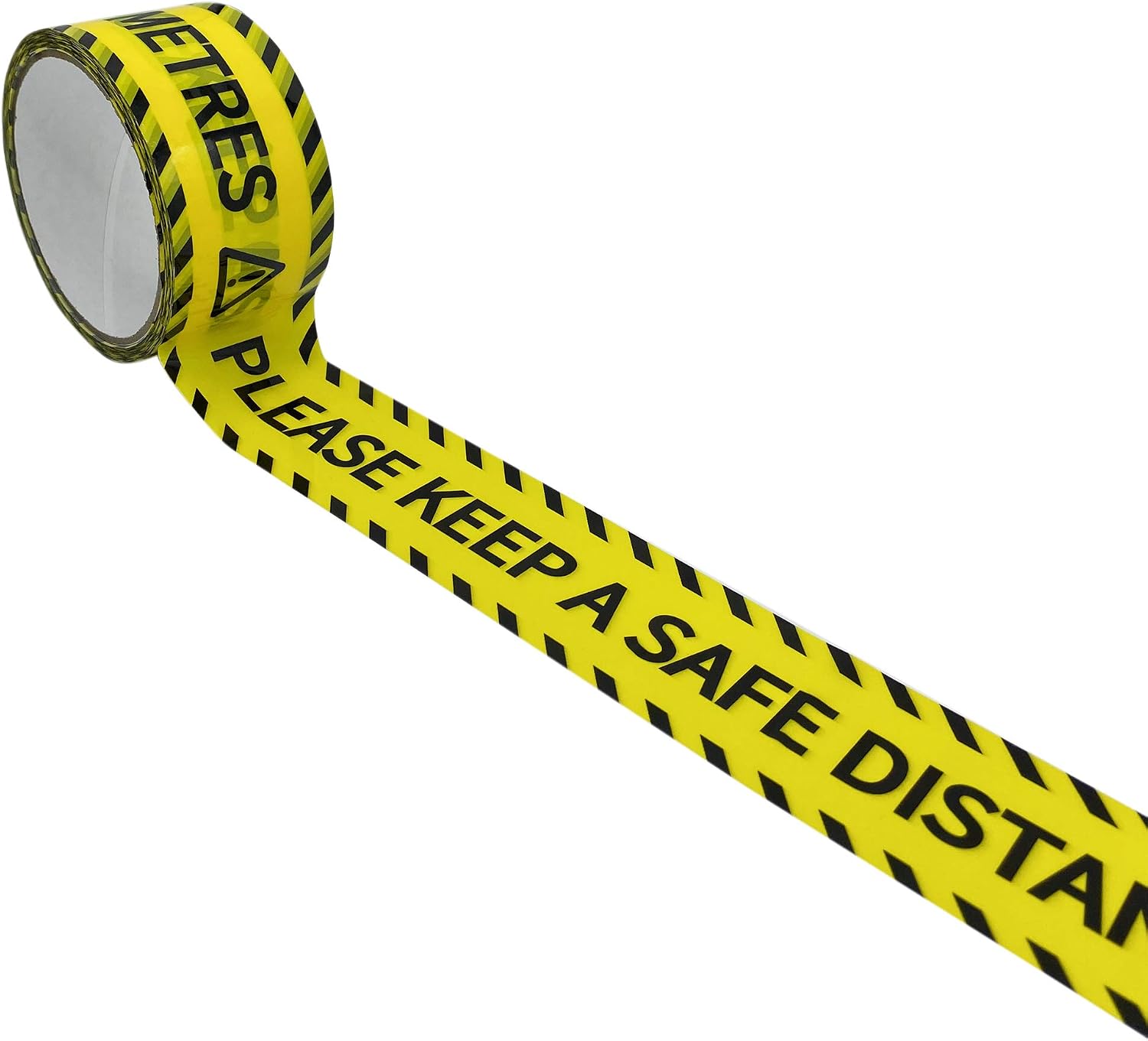 LOMHOK Black/Yellow Warning Tape - Image 5
