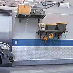 Jusgym 2-Pack 2x3ft Garage Shelving Wall