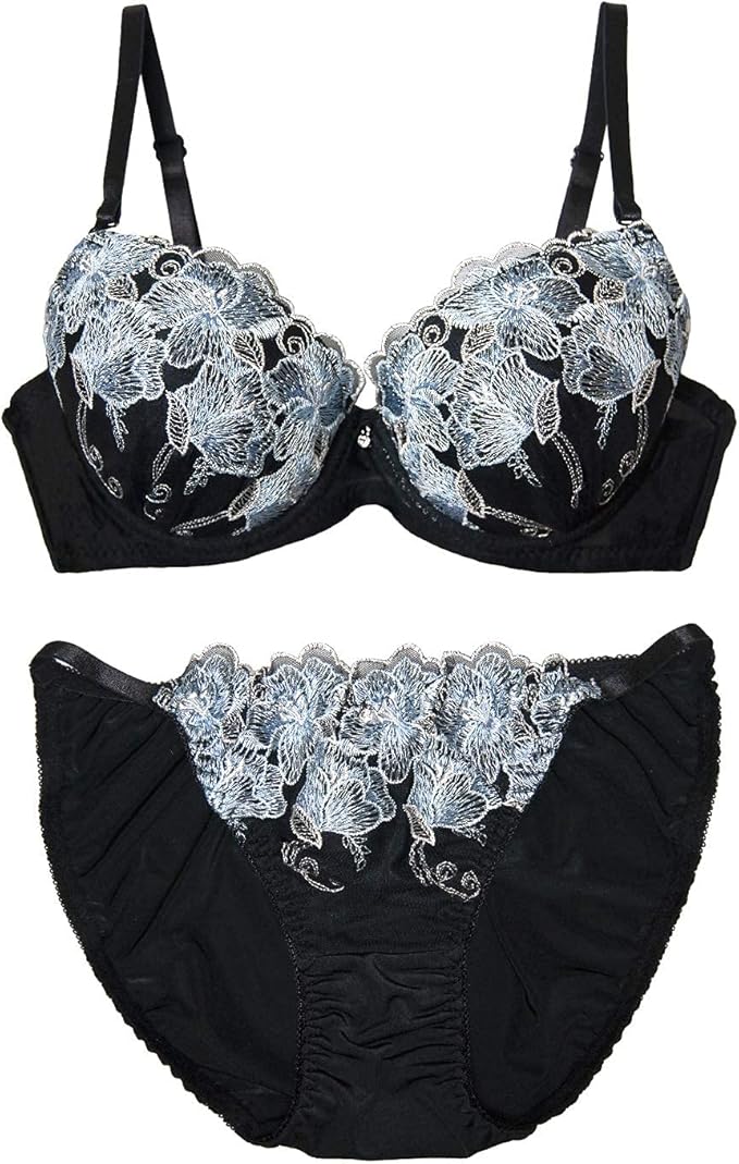 Amazon Co Jp ピンク F70 レディース ブラジャー ブラ ショーツ 下着 上下 セット 3 4 カップ 花柄 刺繍 ブラショーツセット 可愛いい かわいい下着 女性 女性下着 ブラショーツ レース 勝負下着 大人可愛い 脇肉 脇高 可愛い下着 用サイズ ブラ大きめ 胸が大きい