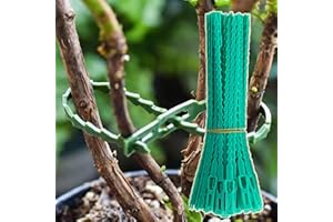 50Pcs Reusable Garden Twine Plant Vine Tree Shrubs Support Fastener Locking Adjustable Zipper Cables Ties (50Pcs 17cm)