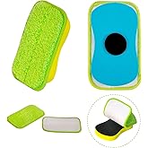 2 Pack Chalkboard Eraser - Washable Reusable Microfiber Eraser Cleaning Chalk/Markers/Duster Tool in Home Classroom Office At