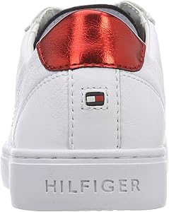 tommy hilfiger metallic back trainers