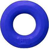 OXBALLS HUJ Classic C-Ring H&uuml;nkyjunk - Stretch Cockring and Ball Stretcher with Grippy Groove that Flattens to Lock Your Package in Place, Plus+ TPR/Silicone Blend for Comfortable Wear - Cobalt