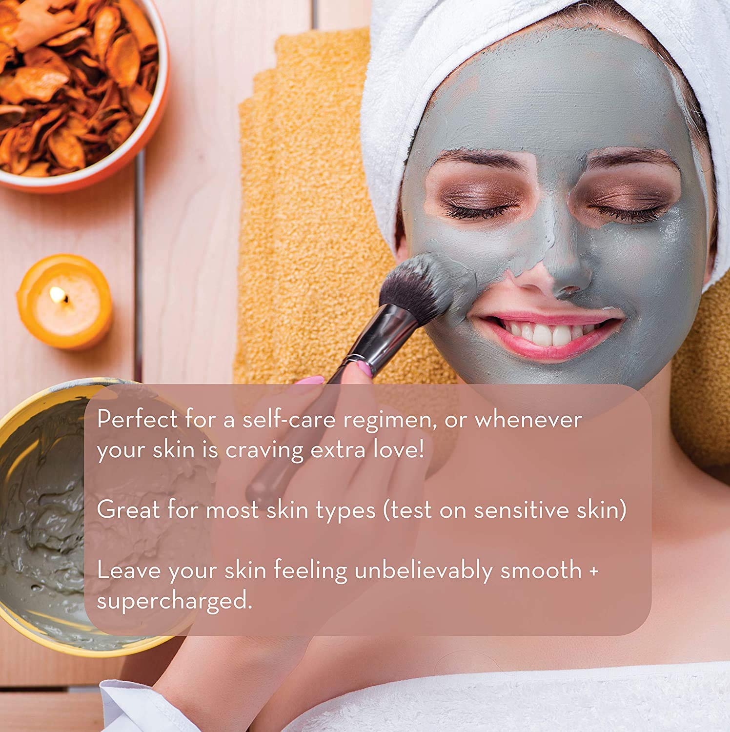 Pure Body Naturals Dead Sea Mud Mask for Face and Body, Purifying Face Mask for Acne, Blackheads, and Oily Skin, 8.8 Ounce : Beauty