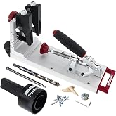 Milescraft 1327 Pocket Jig 400 &ndash; Self-Clamping, Heavy-Duty, All-Metal Pocket Hole Jig. Complete Kit with Bit, Driver, and Screws