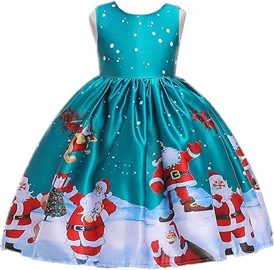 Taiduosheng Tollder Robe De Princesse De Noel Pour Bebe Fille De 0 A 7 Ans Amazon Fr Vetements Et Accessoires