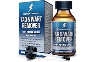 "STAY STOKED" 15ML Skin Tag Removal Kit, Strongest Plantar Wart Remover Freeze Off for Feet,salicylic Acid Fast-Acting Liquid for Corn, Common, Flat and H Wart, Pure Natural,Safe and effective-L5513
