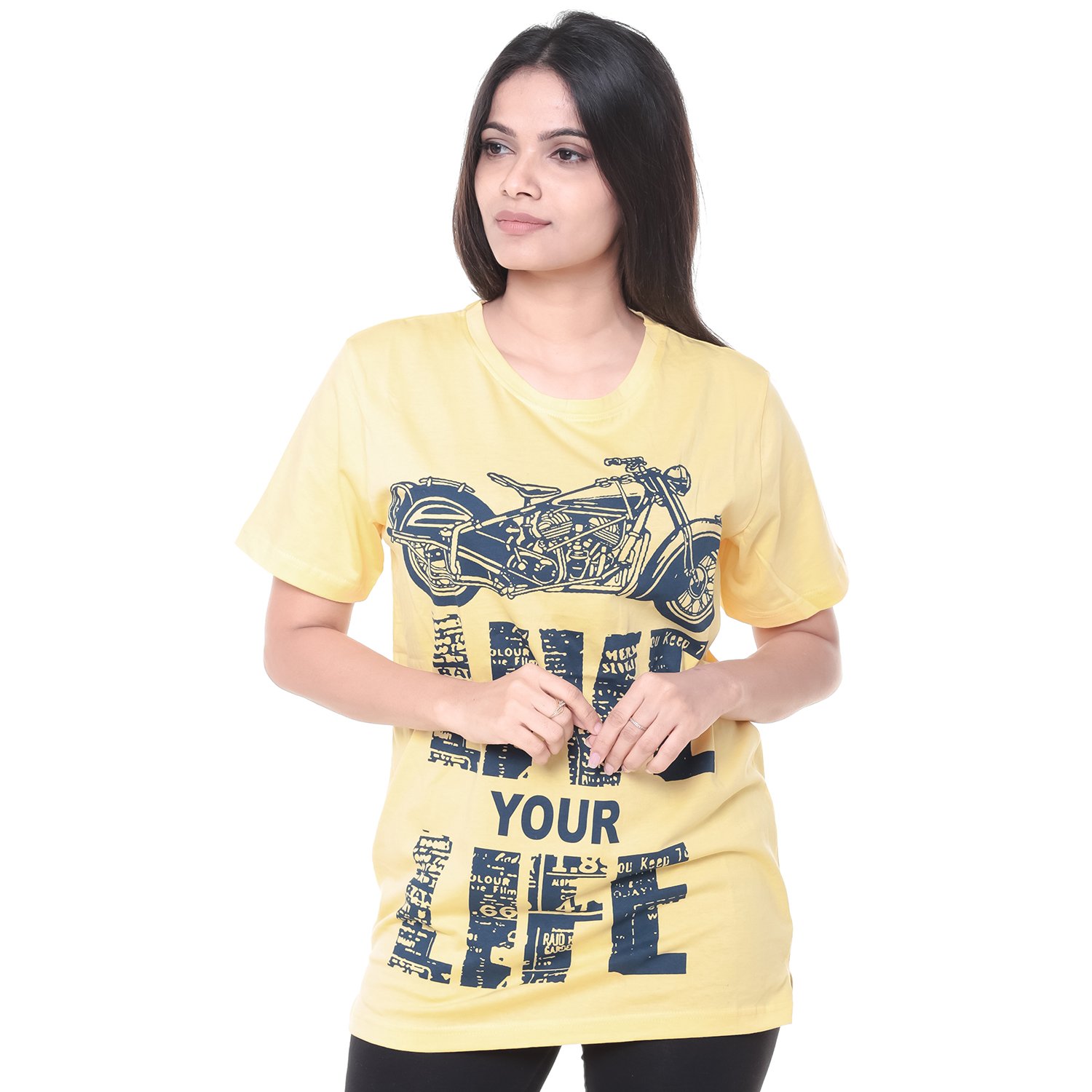 easy 2 wear womens t-shirts (size s to 4xl) loose and long fit
