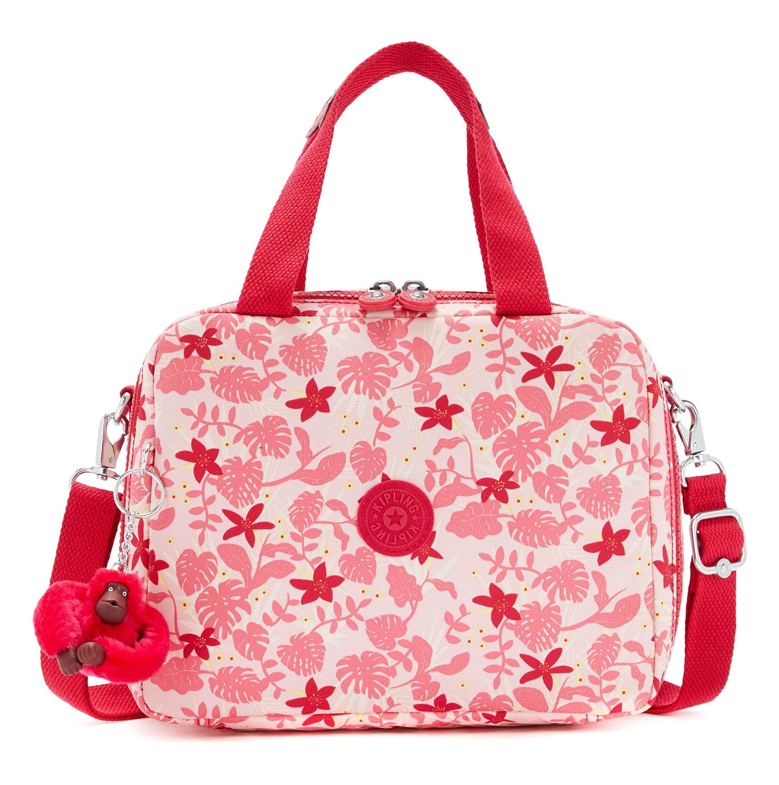 KIPLING Pouches/Cases MIYO Pink Leaves