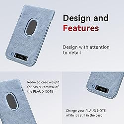 Magnetic Carrying Leather Case for PLAUD Note AI