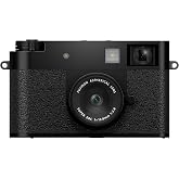 FUJIFILM X Half Premium Compact Camera - Black | Paired with an optical viewfinder and a 3:4 upright LCD, Weighing just 240g (8.4oz), Explore your creativity with 2-in-1 Mode