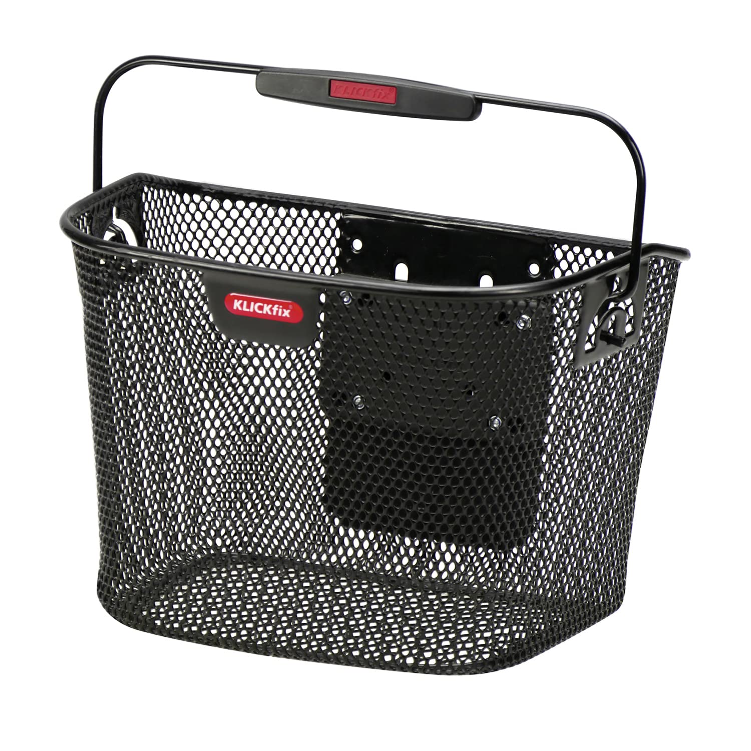 KLICKfix Feinma mini basket bicycle bag. Black handlebar basket, 20 x 29 19 cm, TU