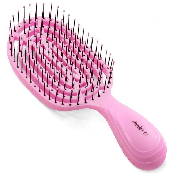 NuWay 4Hair! Pro 2-teiliges Bürsten-Set – Entwirrt Alle Haartypen, Hitzebeständig Bis 180°C, Mit Arganöl-Borsten, Antibakteriell